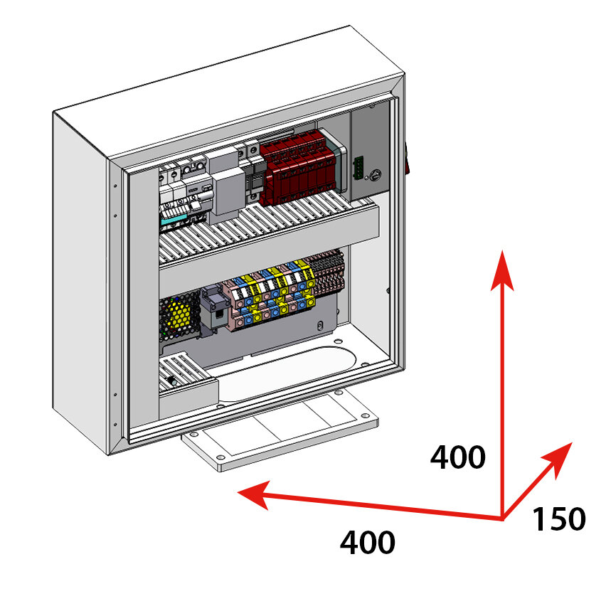 CAJA DE CONMUTACIÓN DE RESPALDO 2P 63A  - BACKUP BOX SMA SUNNY ISLAND