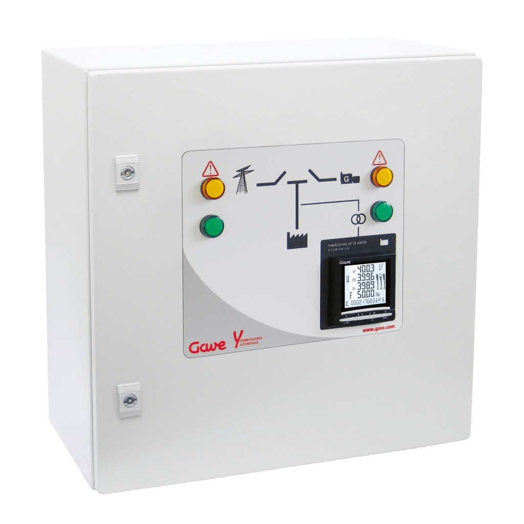 CUADRO CONMUTACION AUTOMATICA 4P 250A CON MEDICION