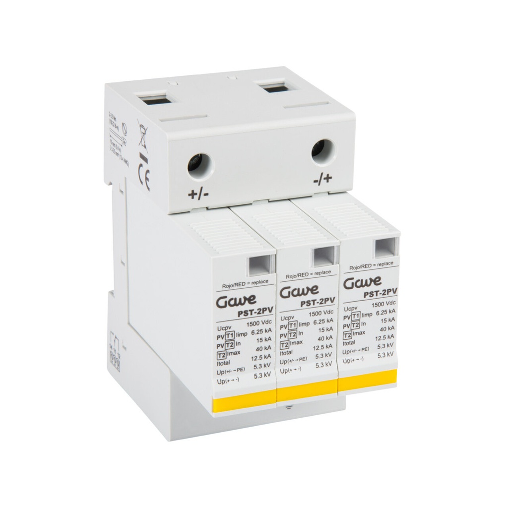 PROTECTOR SOBRETENSIONS PV CLASE II 1500VDC