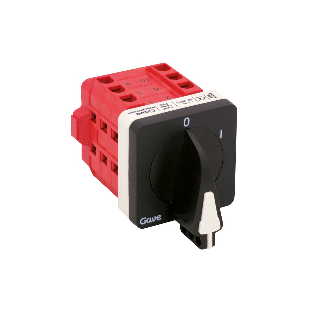 INTERRUPTOR 3P.12A.D0 ENCLAVABLECANDADO GRIS/NEGRO