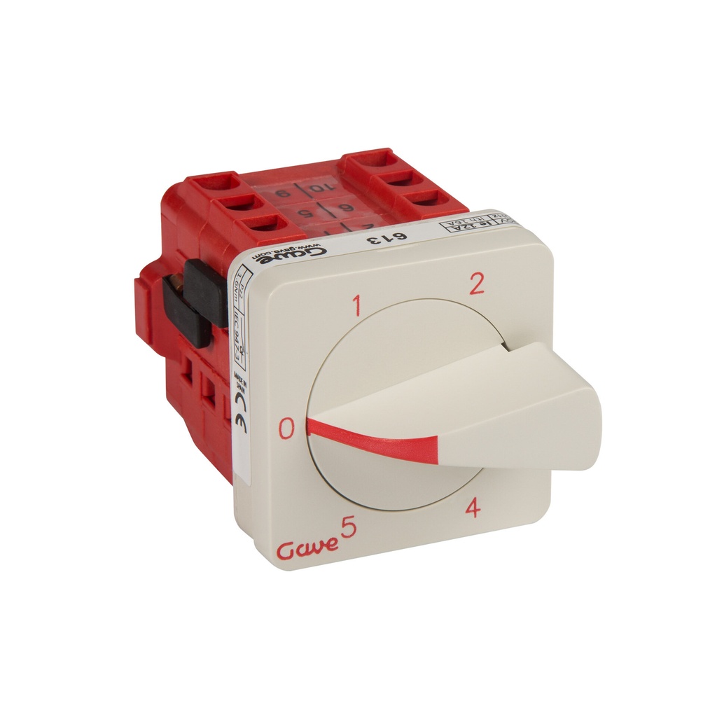 CONMUTADOR  1P 5 POS.16A.D0