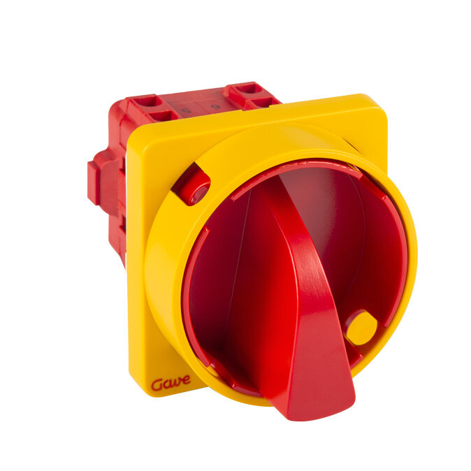 INTERRUPTOR 4P.25A D0 BLOQUEO CANDADO ROJO/AMARILLO