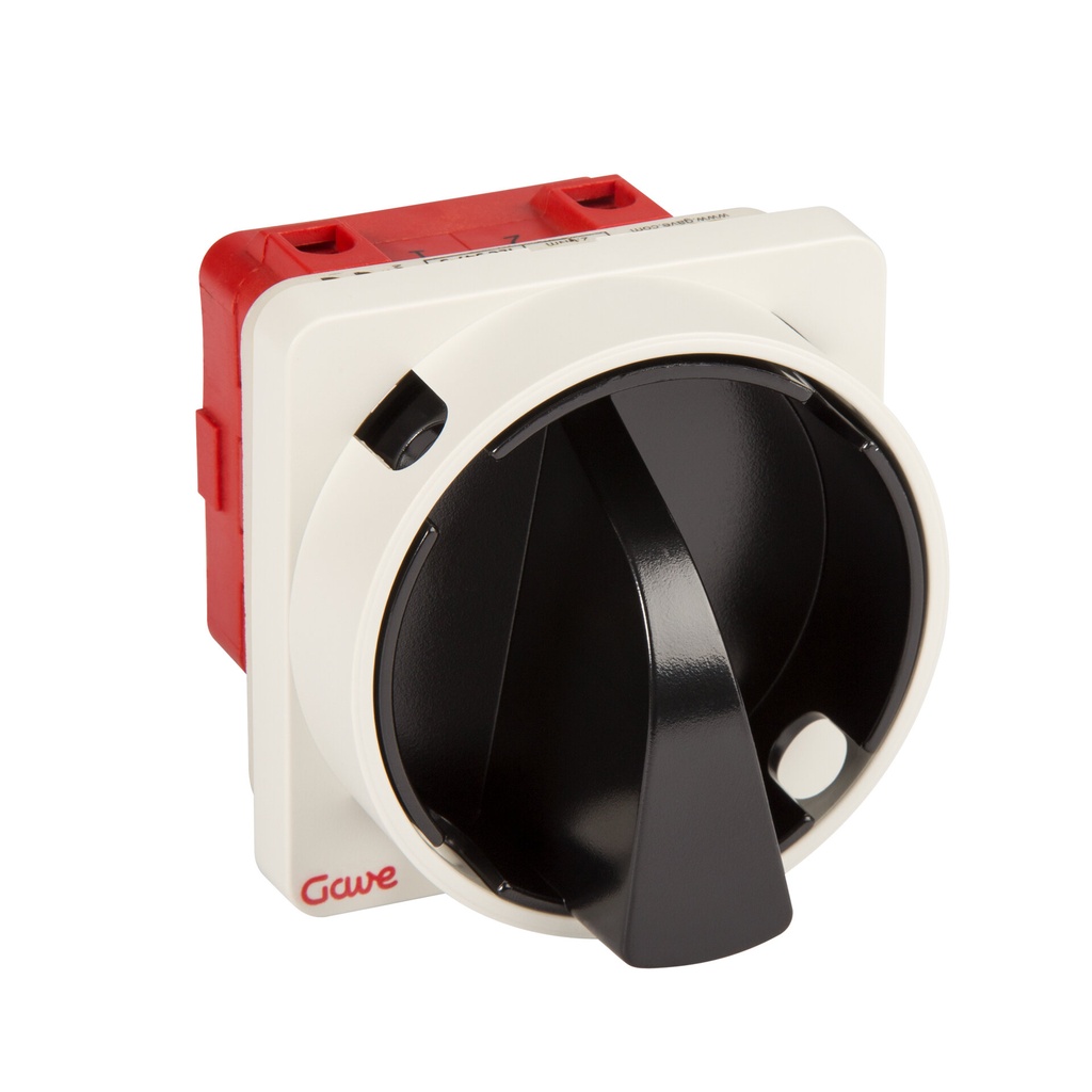 INTERRUPTOR 2P 32A D1 BLOQUEO CANDADO NEGRO/GRIS