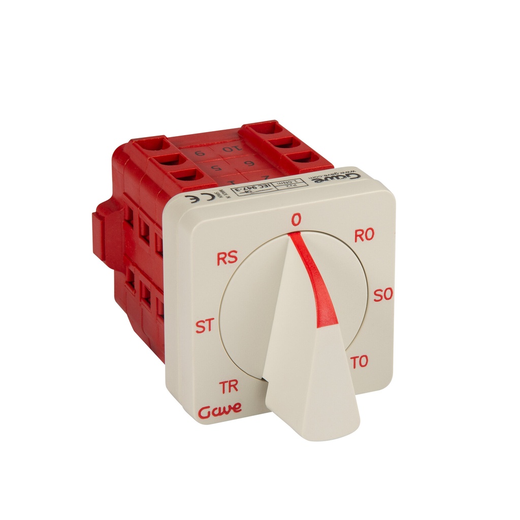 CONMUTADOR  VOLTIMETRO 3P Y 3P-N 25A.D0