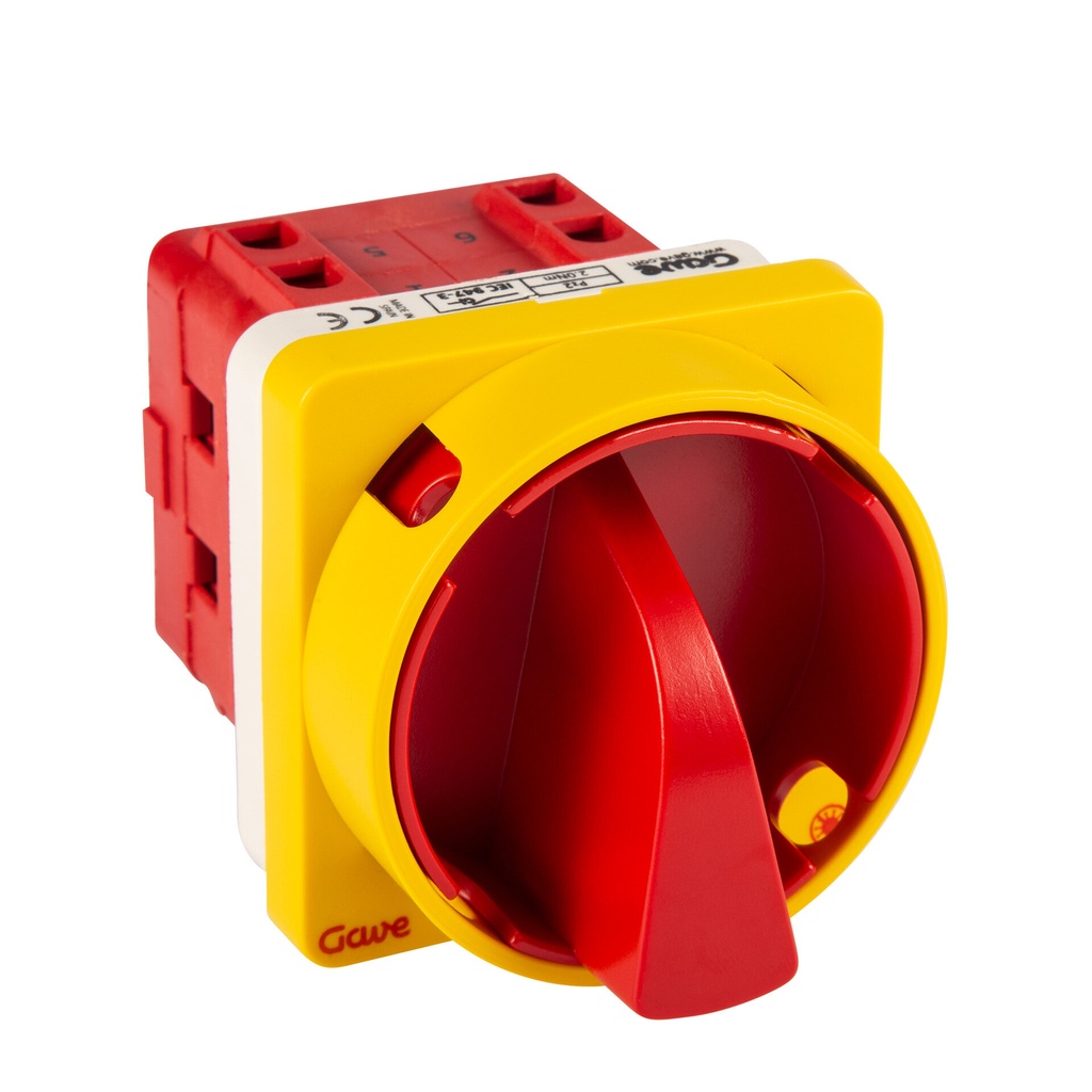 INTERRUPTOR 3P 40A.D1 BLOQUEO CANDADO ROJO/AMARILLOTRATAMIENTO ANTIMICROBIANO
