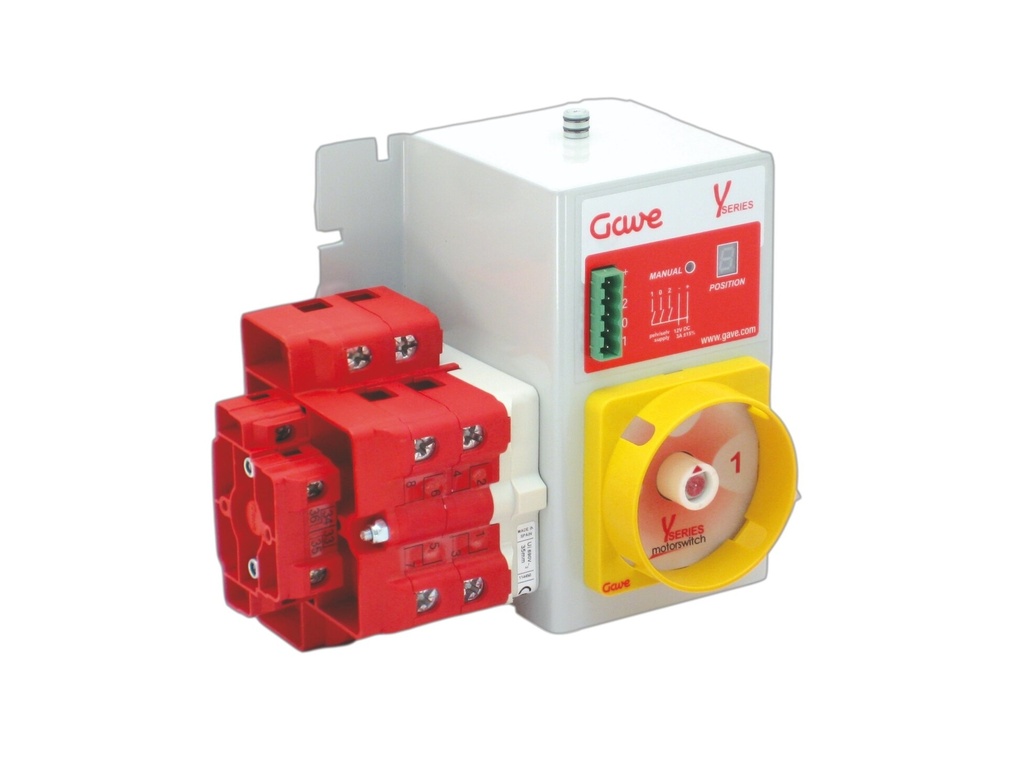 INTERRUPTOR MOTORIZADO LATERAL 4P 125A. 12V DC