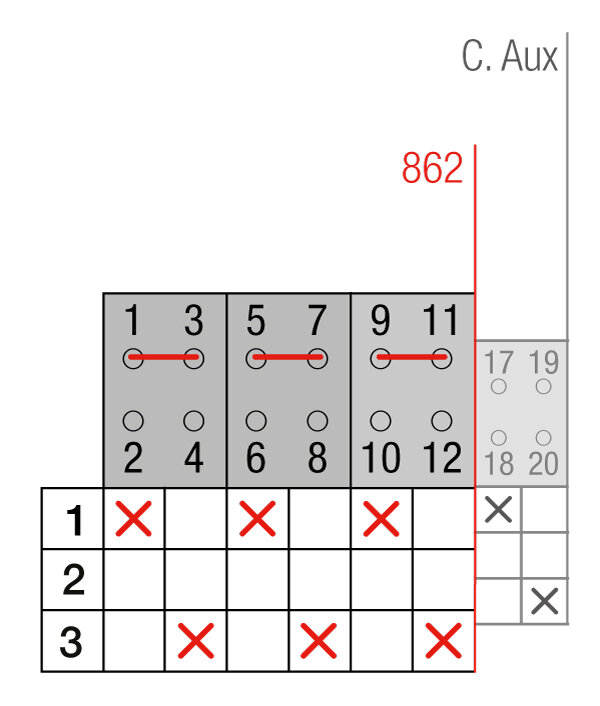 CONMUTADOR  MOTORIZADO ENTRADA INFERIOR 1-0-2 2P 160A. 80-230VAC