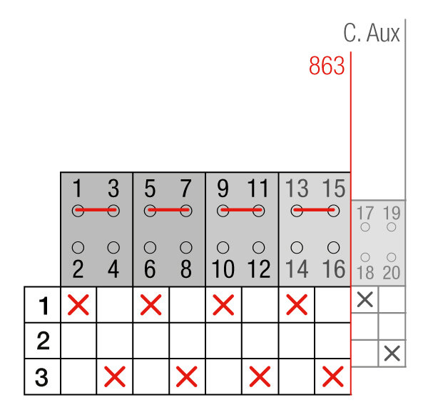 CONMUTADOR  MOTORIZADO ENTRADA INFERIOR 1-0-2 2P 200A. 80-230VAC